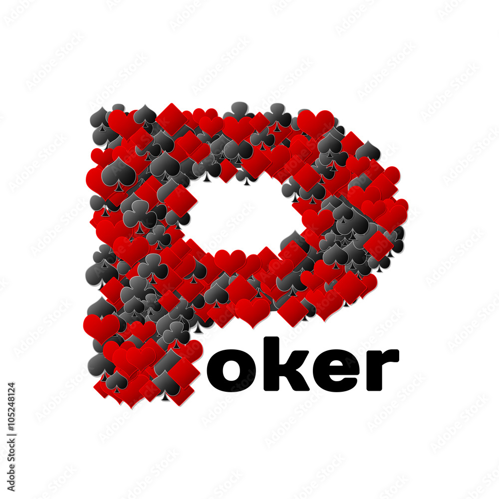 Abstract poker background