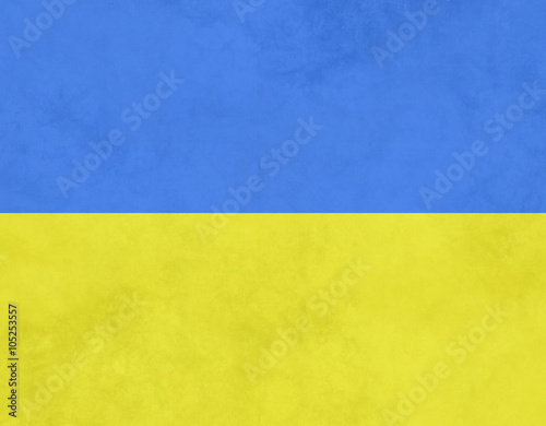 vintage flag of Ukraine