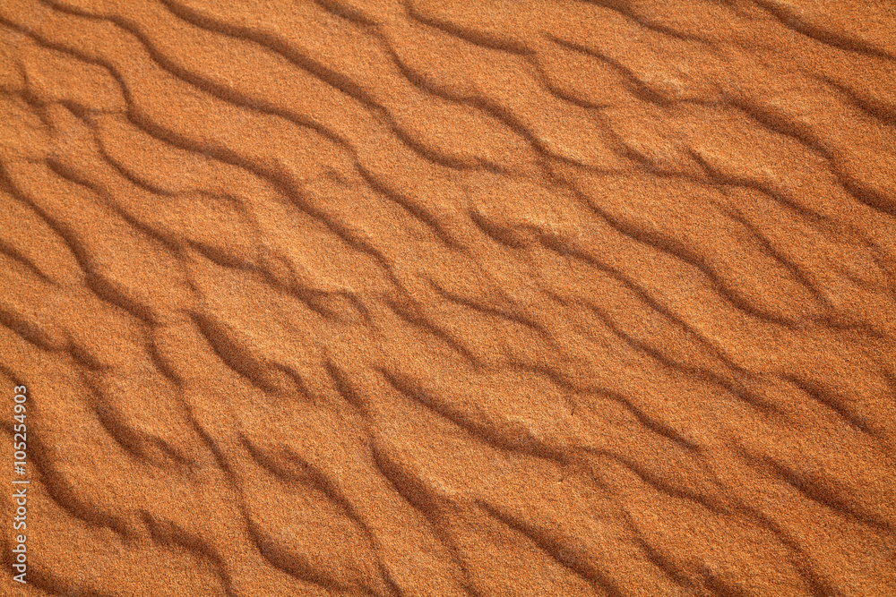 Red sand desert
