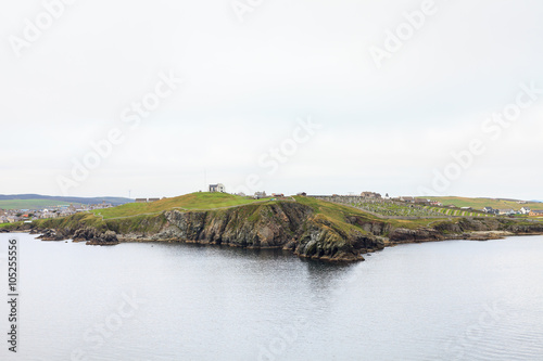 The Knab.  A view of the Knab, a headland in Lerwick on the Shetland Isles, Scotland.