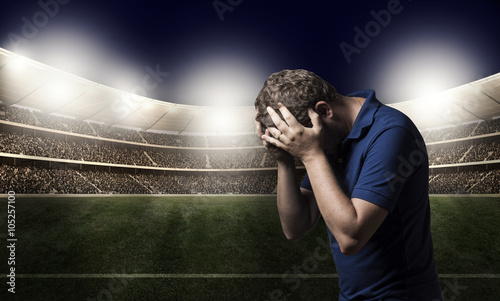 Derrota no futebol photo