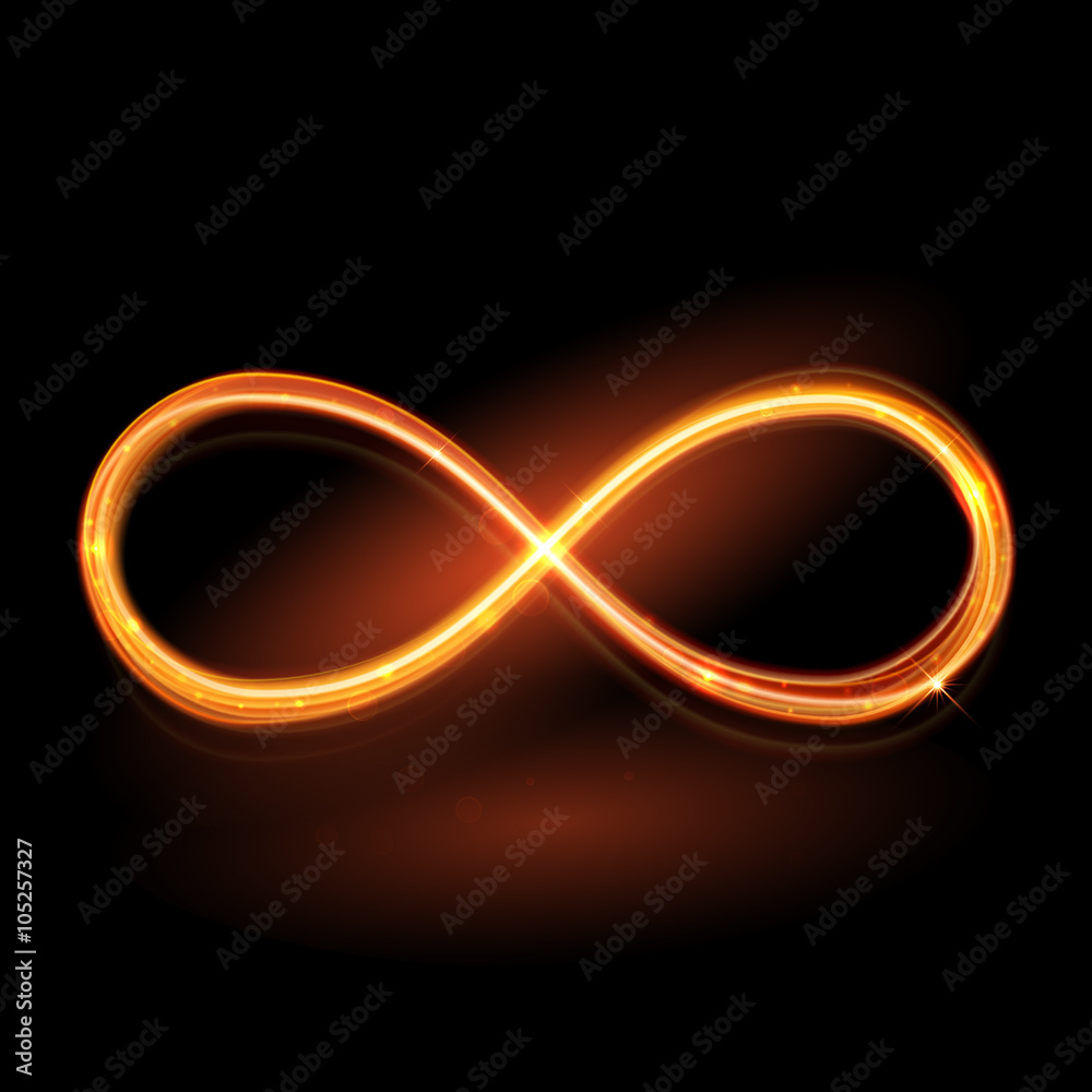 Vector magic glowing light swirl trail. Glitter fire spark wave. Vector magic glowing light swirl trail. Glitter fire spark wave.