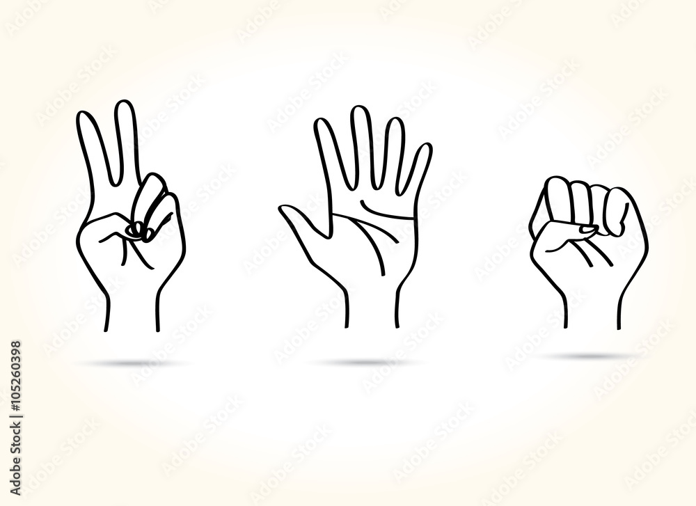 Fototapeta premium structure hands