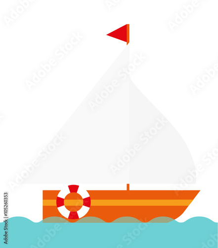 Segelboot Schiff Vektor