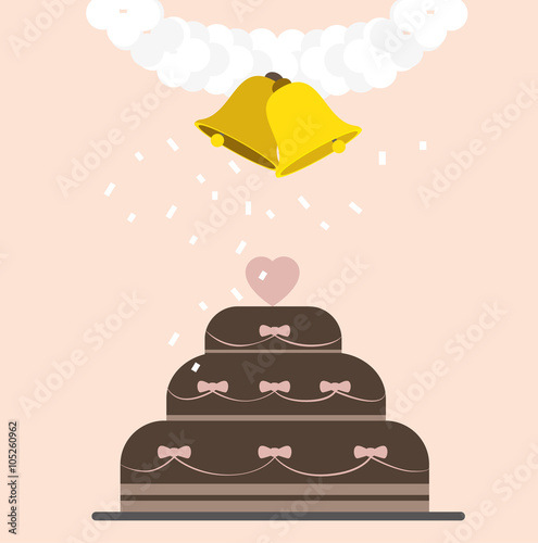 Hochzeit Glocken Hochzeitstorte
