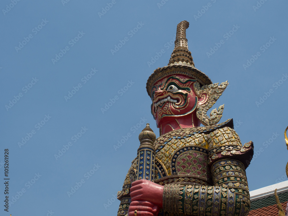 Thailand giant art sculptures.