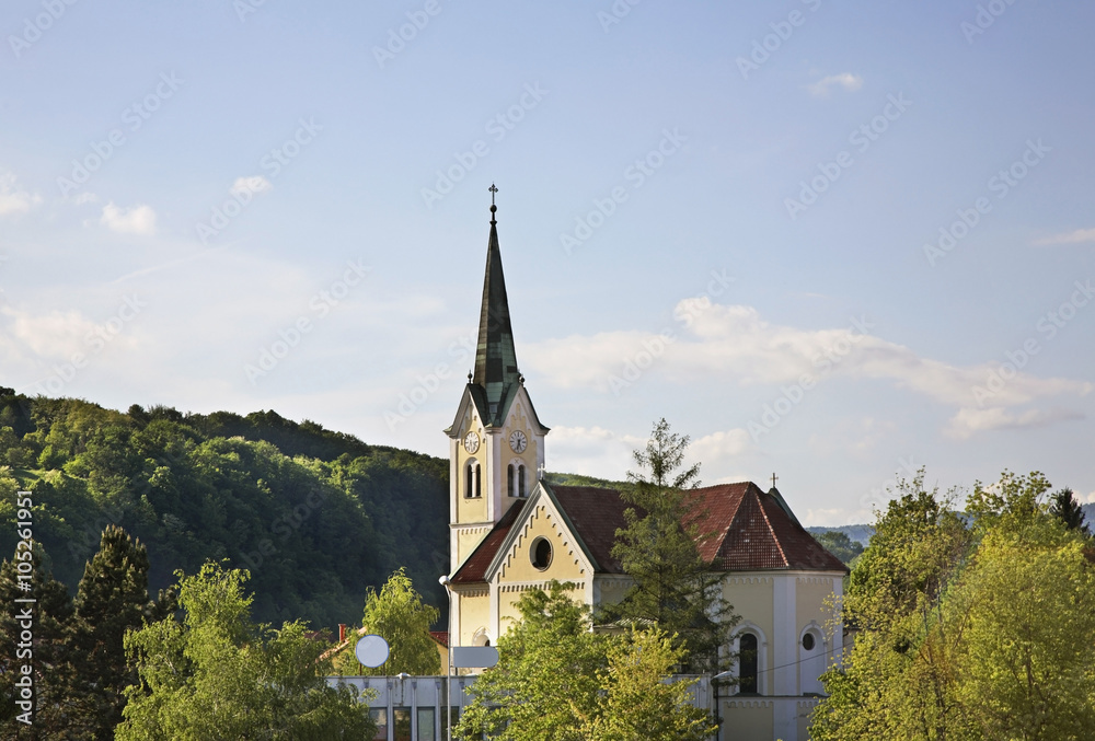 Church of St. Rupert in Krsko. Slovenia