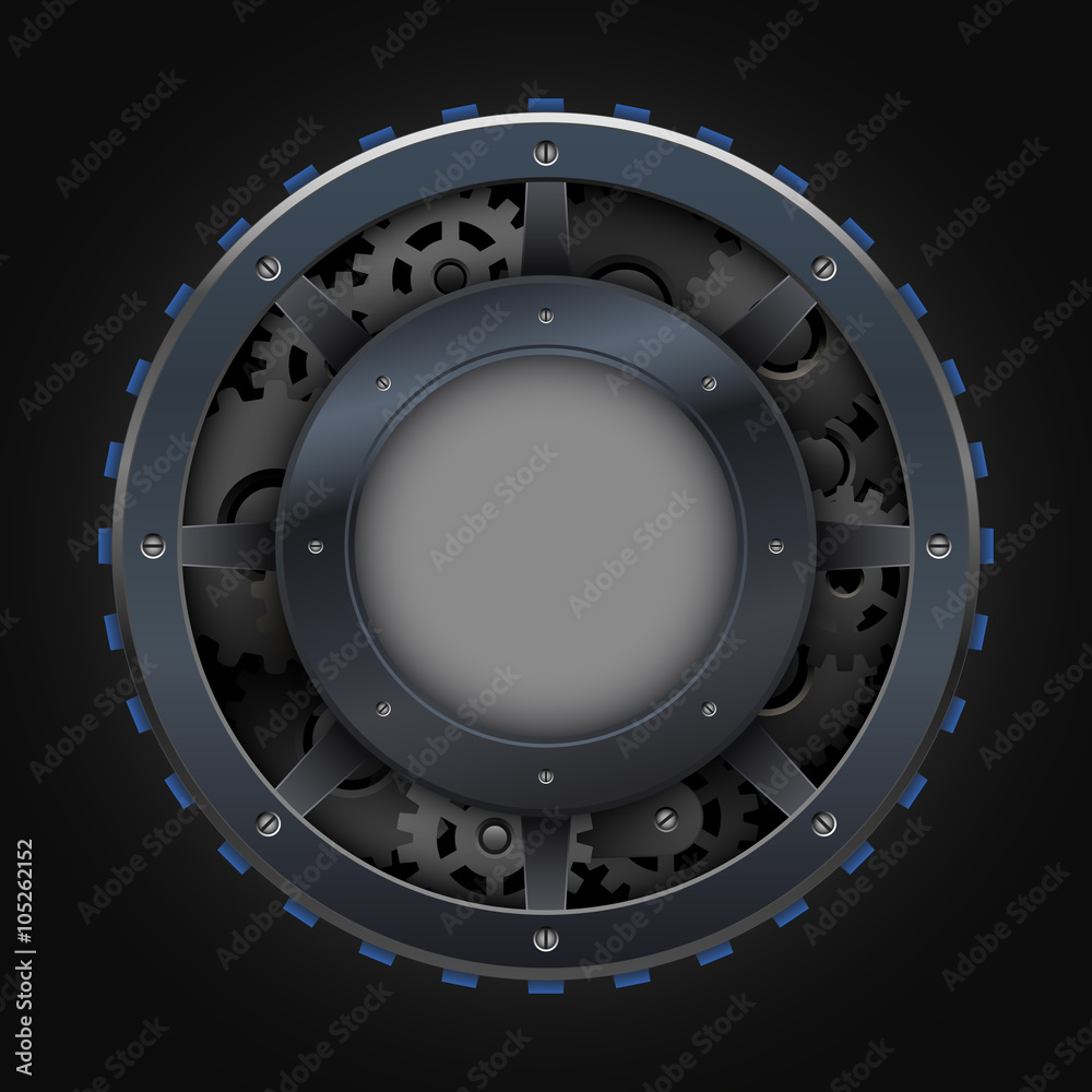 Naklejka premium Industrial abstract background