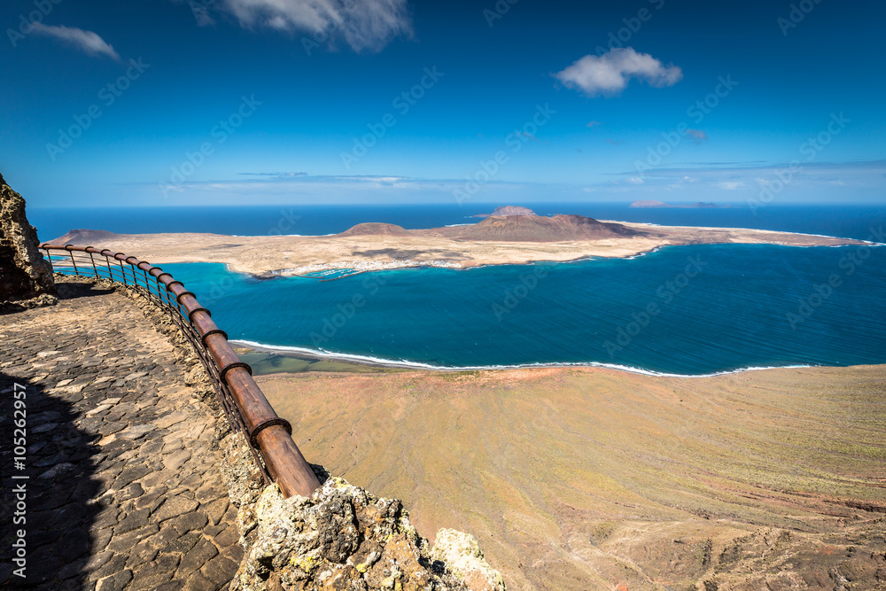 Mirador del Rio in Lanzarote, Canary Islands, Spain