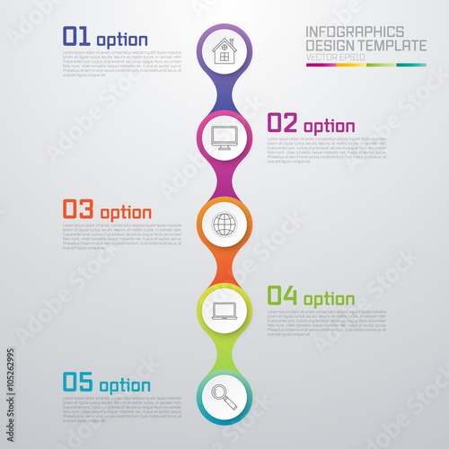 Timeline Vector 3d Infographic