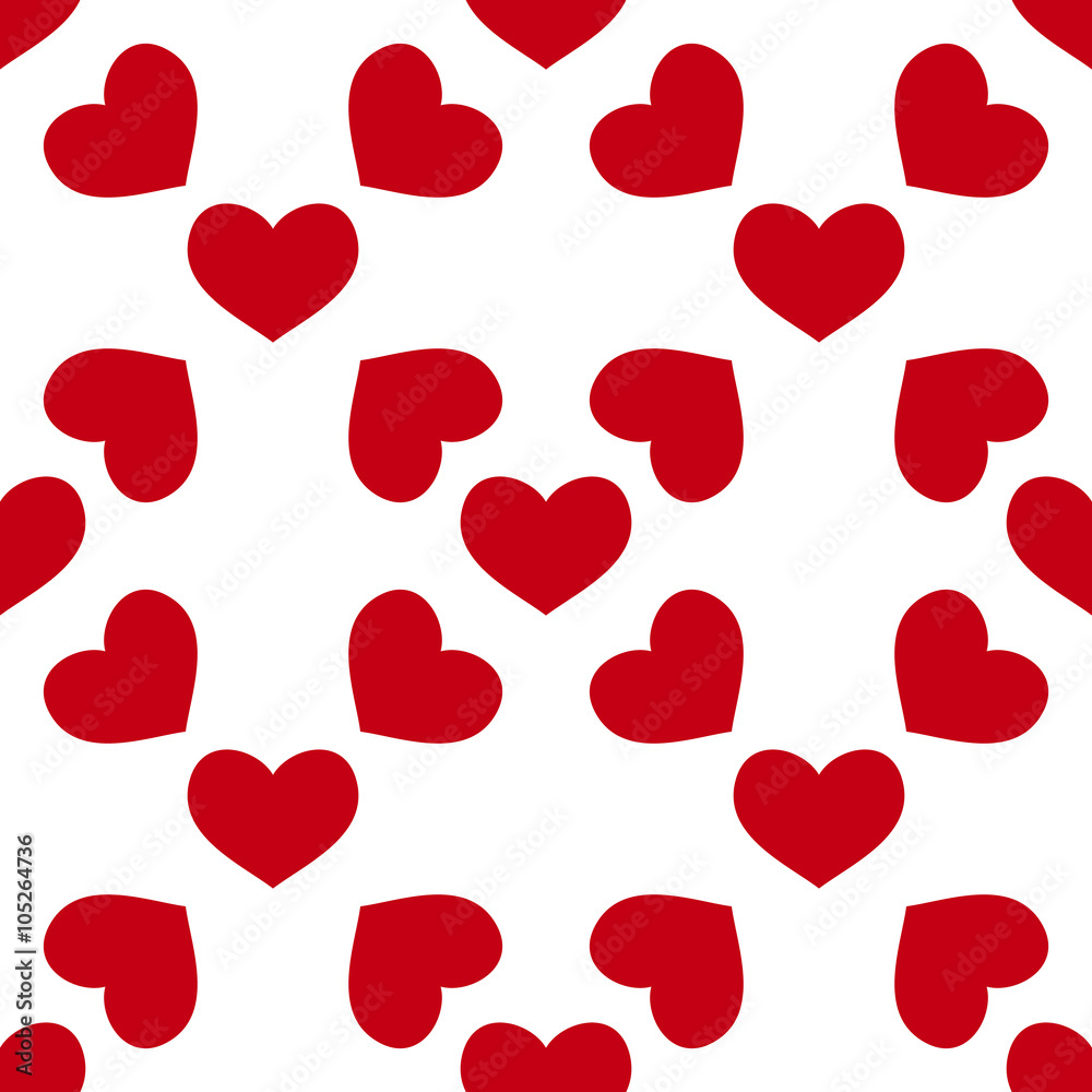 seamless red heart
