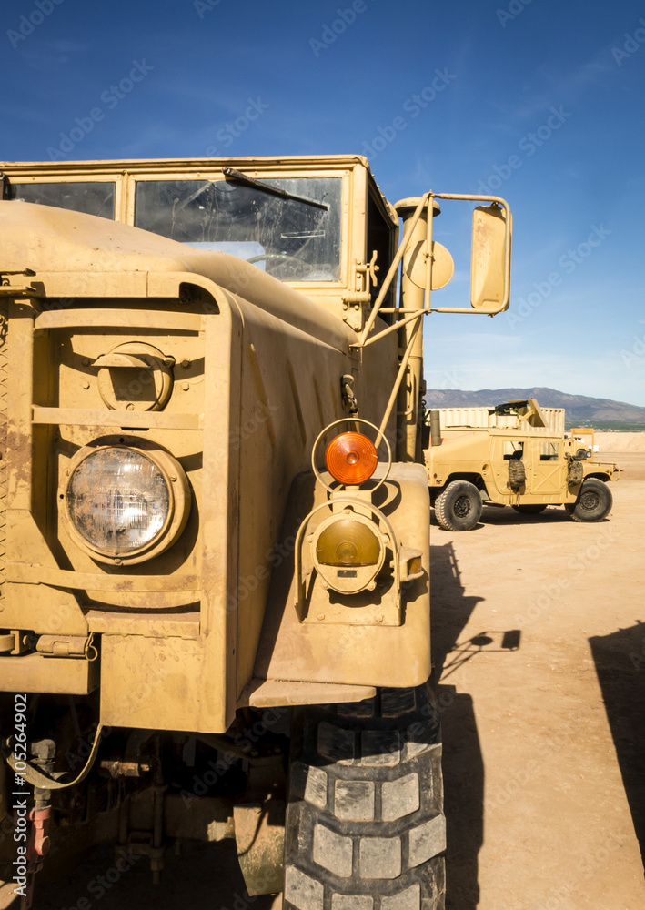 Two all-terrain vehicles designed for war III