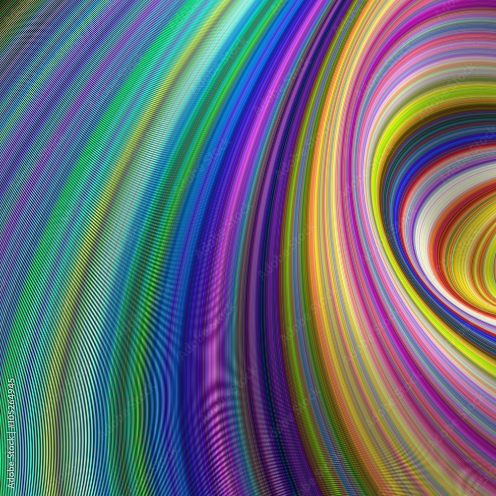 Fototapeta premium Colorful storm - abstract art background