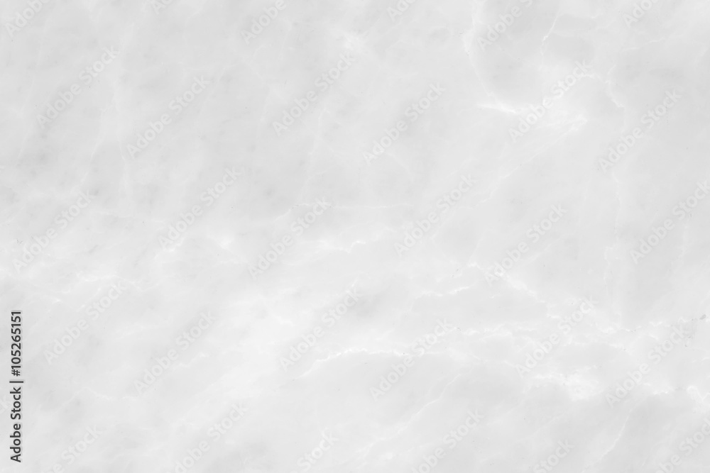 White marble background.