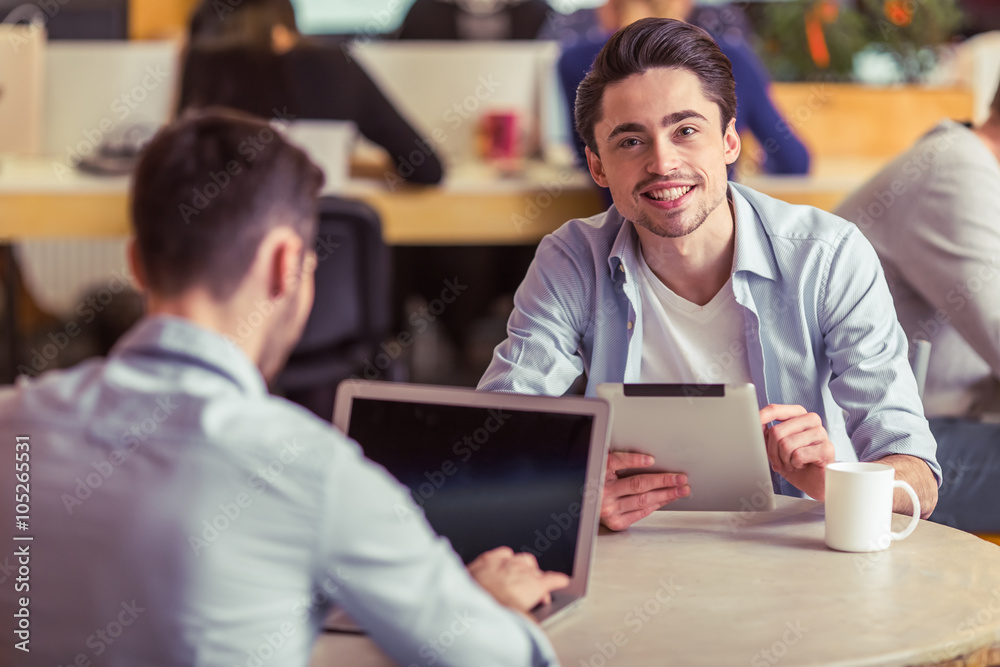 Young freelancers working