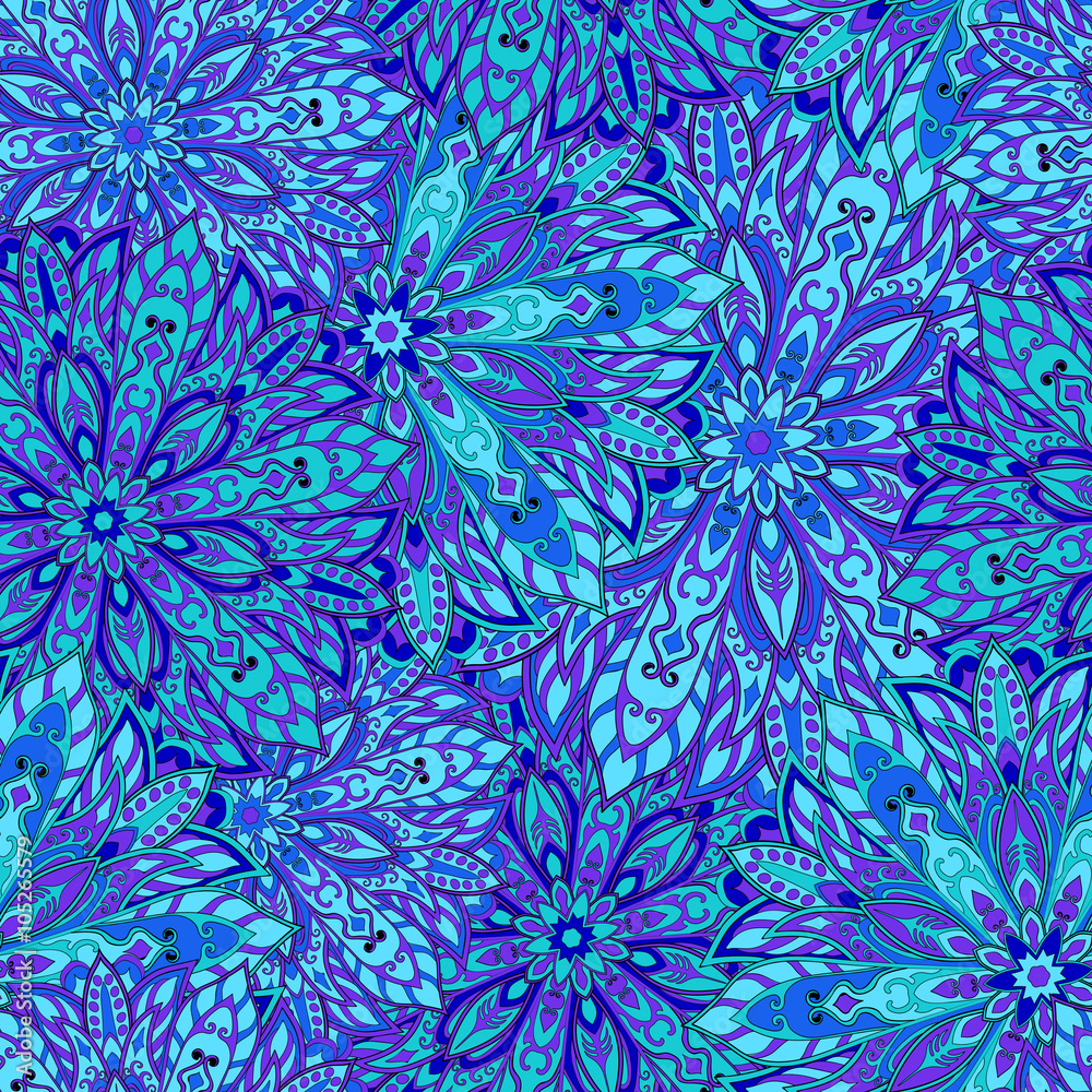 Seamless mandala pattern for printing on fabric or paper. Hand drawn background. Islam, Arabic, Indian, ottoman motifs. Seamless mandala pattern for printing on fabric or paper. Hand drawn background. Islam, Arabic, Indian, ottoman motifs.