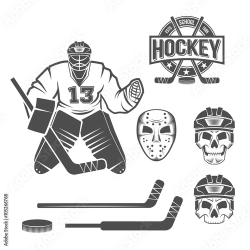 ice hockey goalie elements