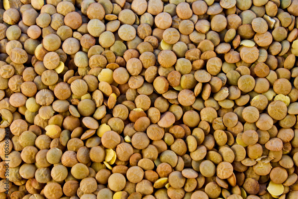 Lentils selective closeup Lentils selective closeup