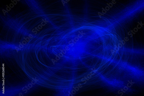 blue light effect on black background