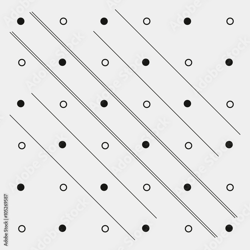 Geometric simple black and white minimalistic pattern, rectangles or stained-glass window. Can be used as wallpaper, background or texture.