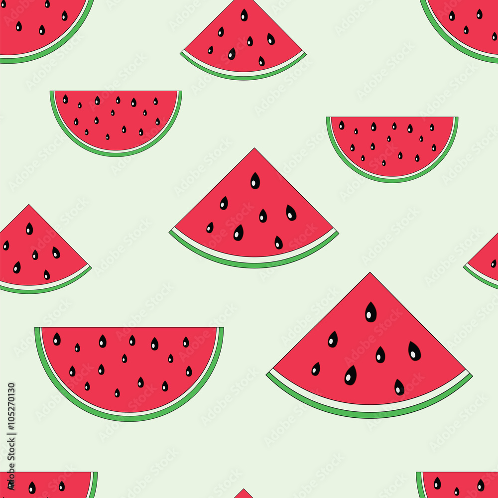 Watermelon seamless pattern