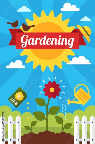 Gardening poster