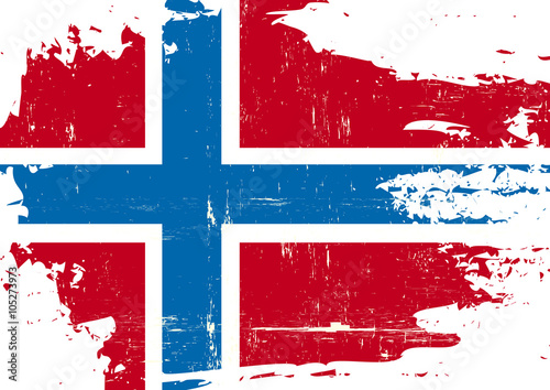 Norway scratched Flag