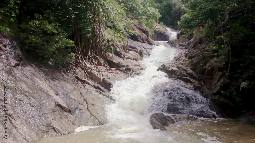 waterfall in Thailand after raining waterfall in Thailand after raining