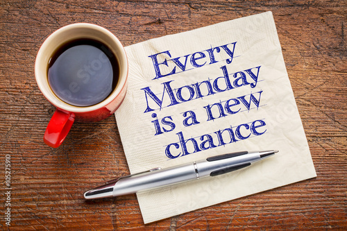 Every Monday is a new chance photo