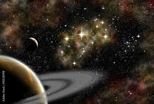 Fototapeta Naklejka Na Ścianę i Meble -  Pleades and planets