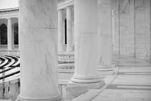 Black and White Pillars photo