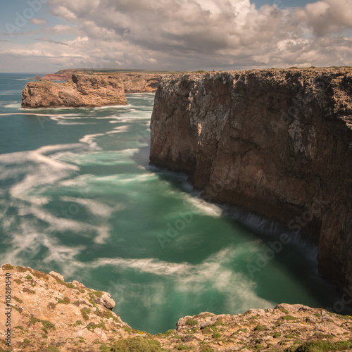 Steilküsten in Portugal bei Sagres