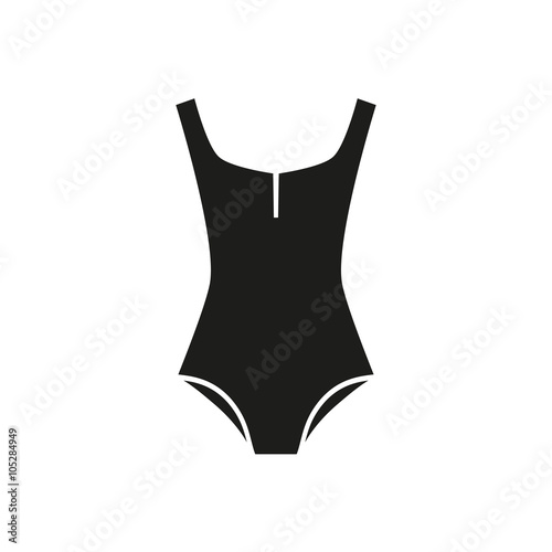 Black swimsuit vector