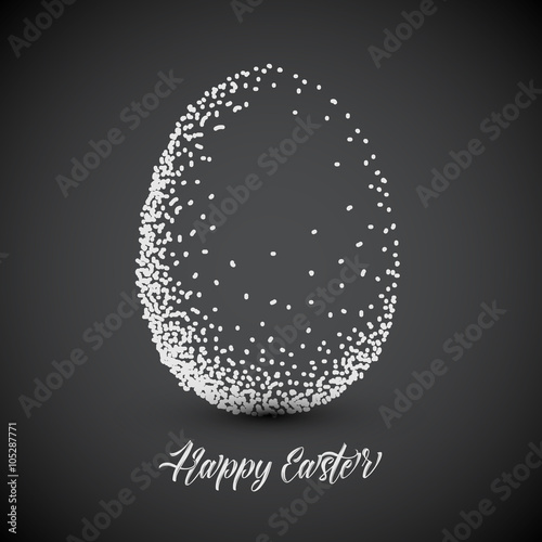 Simple vector Happy Easter card