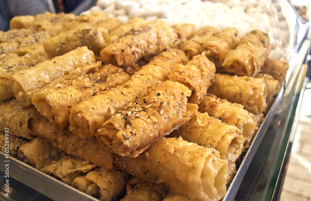 diples or thiples traditional greek Christmas dessert diples or thiples traditional greek Christmas dessert