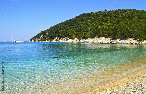 Filiatro beach in Ithaca island Greece - Ionian islands