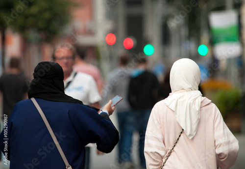 Muslima unterwegs