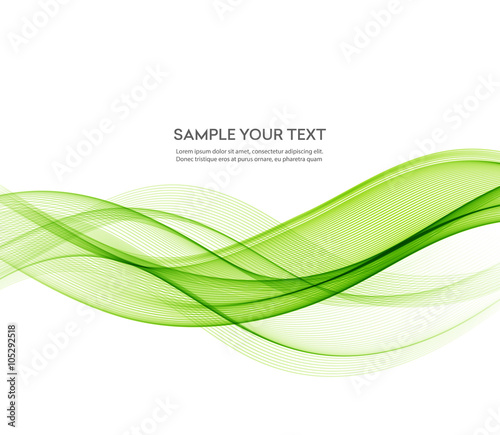 Abstract vector background, futuristic wavy 