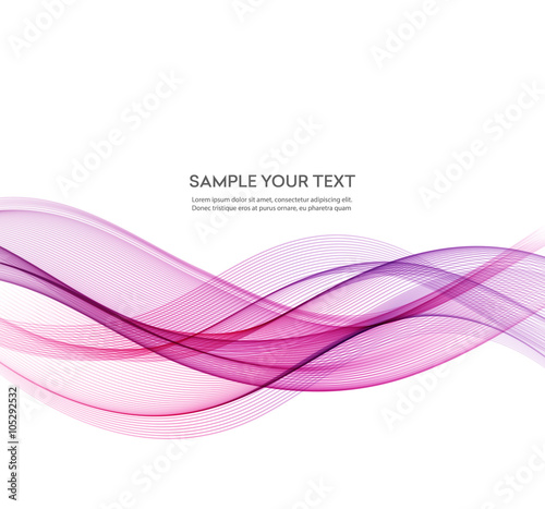Abstract smooth wave motion illustration
