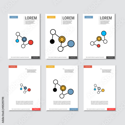 Abstract geometric lattice, set of dna, molecules on same chain. Beautiful set of molecular lattice. Compound molecula in figure. Vector composition for design