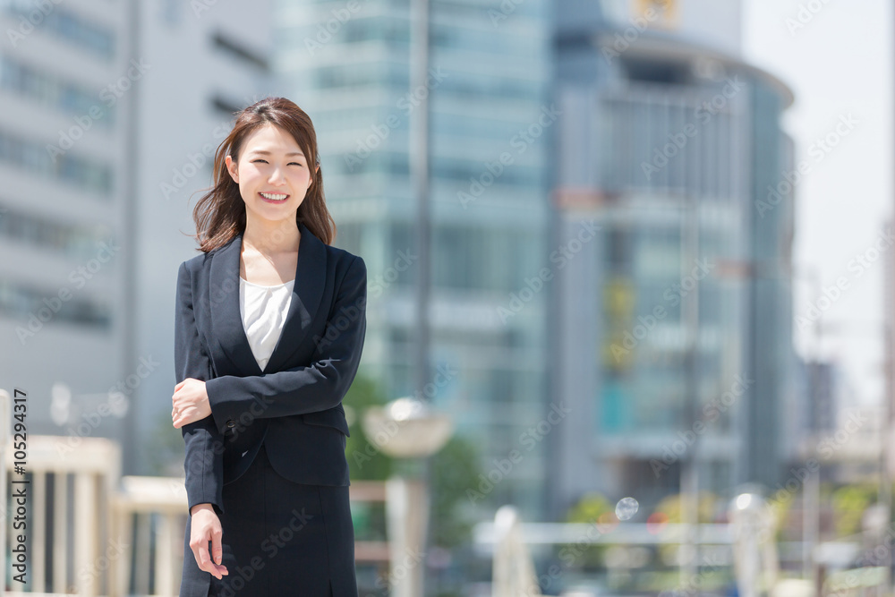 笑顔の女性 ビジネス 笑顔の女性 ビジネス