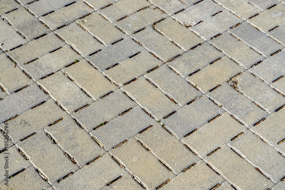 Concrete Detailed Walkway in Mosaic Pattern Concrete Detailed Walkway in Mosaic Pattern