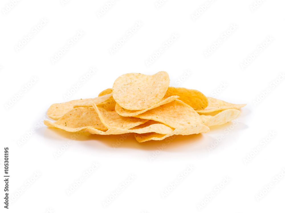 Potato chips with spices