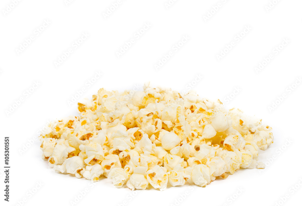 Large salted popcorn. Corn.