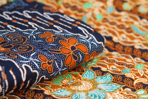 Beautiful art of Malaysian and Indonesian Batik 
