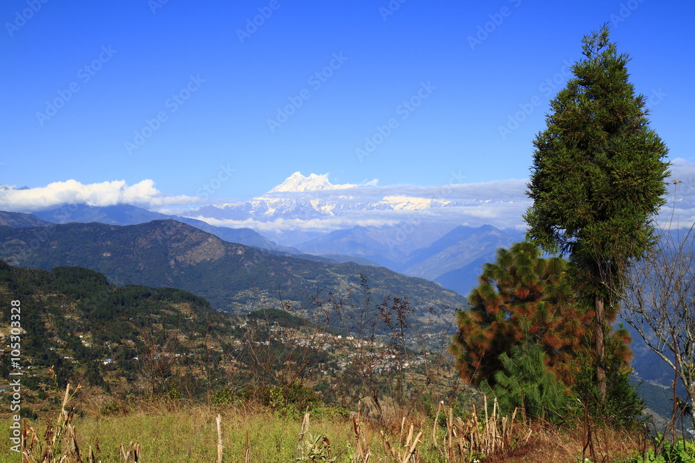 View of the Himalaya