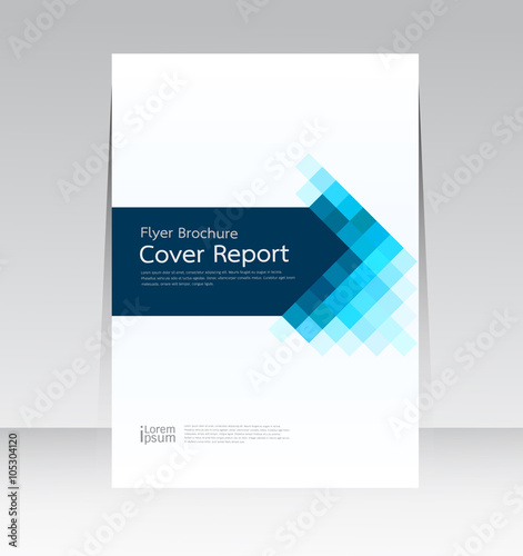 Vector design for Cover Report Brochure Flyer Poster in A4 size