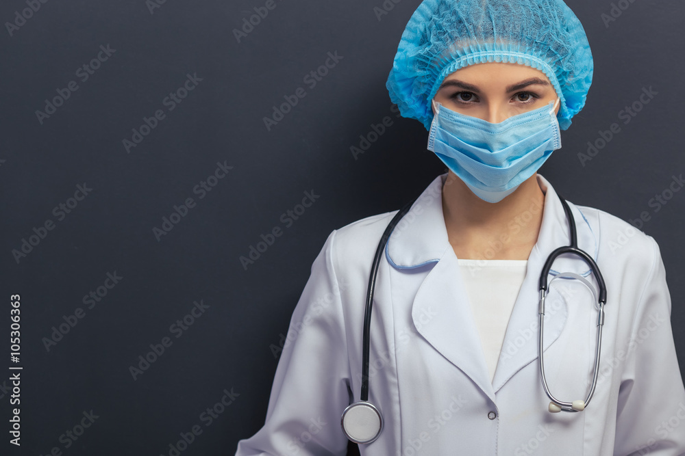 Beautiful young doctor Beautiful young doctor