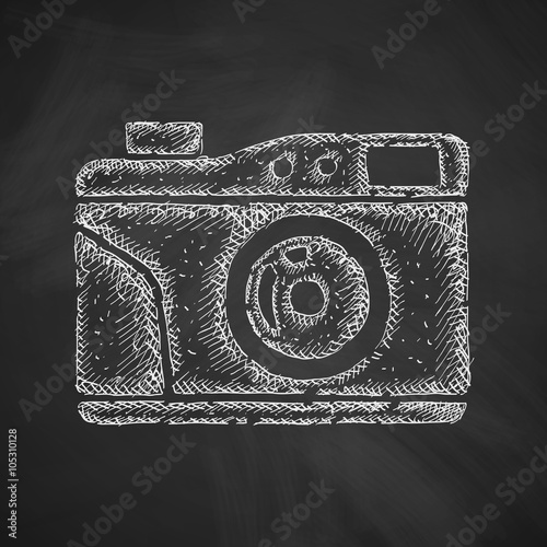 old photocamera icon