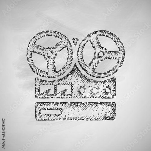 stereo recorder icon
